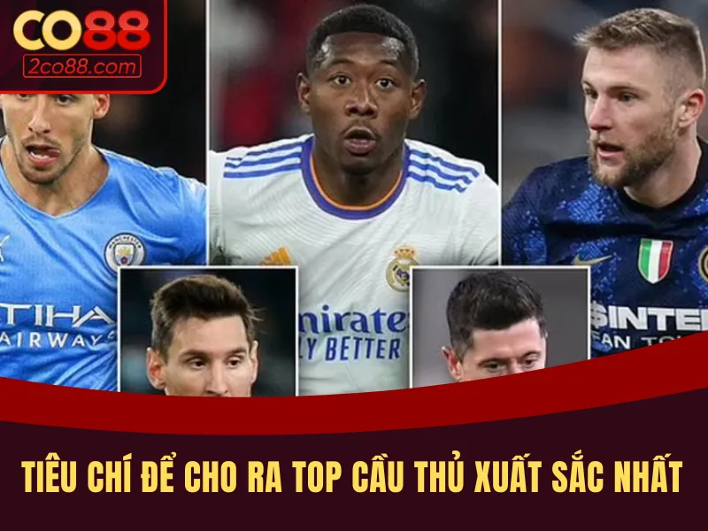 Điều kiện để chọn ra top cầu thủ xuất sắc nhất thế giới