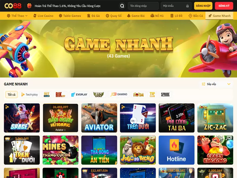 Game nhanh - Những phiên bản giải trí hot nhất
