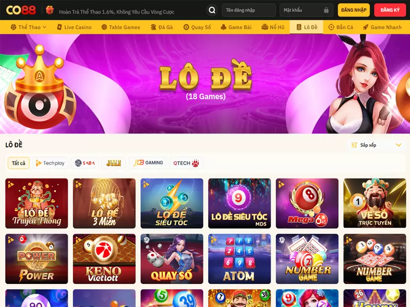 Lô đề - Đánh từng kết quả may mắn, ăn thưởng nhanh